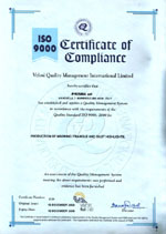Prisma srl � certificata ISO9001/2000